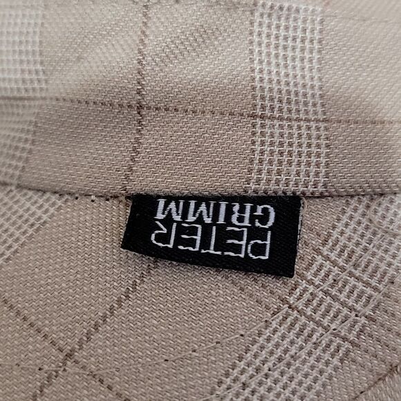 Peter Grimm. Reininger. Newsboy Hat. Tan Plaid. Vintage. OSFA. EUC - Picture 11 of 11
